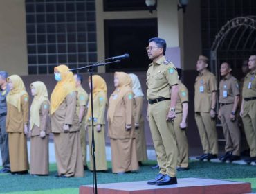Wali Kota Tangerang Sachrudin Ajak Warga Tingkatkan Empati Saat Apel Pegawai Pemerintah Kota Tangerang (foto: ist)