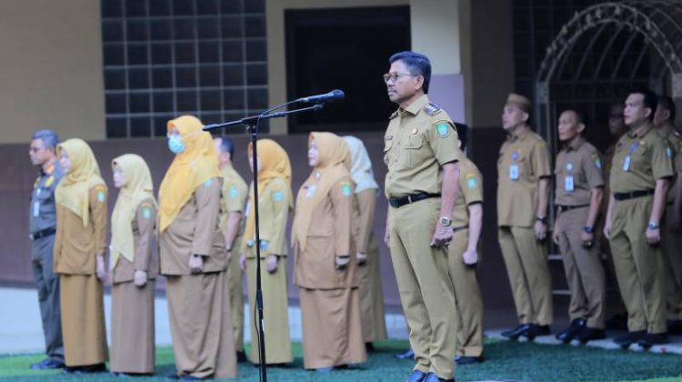 Wali Kota Tangerang Sachrudin Ajak Warga Tingkatkan Empati Saat Apel Pegawai Pemerintah Kota Tangerang (foto: ist)