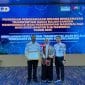 Annisa Fitriandanu pelajar dari SMKN 3 Kota Tangerang, saat menerima penghargaan juara dua tingkat nasional dalam ajang Pelopor Keselamatan Lalu Lintas dan Angkutan Jalan Tahun 2025 kategori Teknologi (foto: ist)