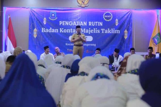 
Pemkot Tangerang bersama BPJSTK dalam acara penyaluran santunan JKM (foto:ist)
