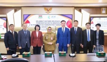 Wabup Intan Tangerang Sambut Delegasi Kota Binzhou (foto:ist)