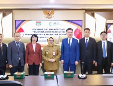 Wabup Intan Tangerang Sambut Delegasi Kota Binzhou (foto:ist)