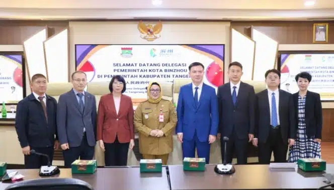 
					Wabup Intan Tangerang Sambut Delegasi Kota Binzhou (foto:ist)