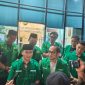 Ketua PC Ansor Kota Tangerang H. Midyani SH bersama Kordinator LBH Dr. Suhendar saat konferensi Pers, Sabtu 4 Oktober 2025 di Polres Metro Tangerang Kota.