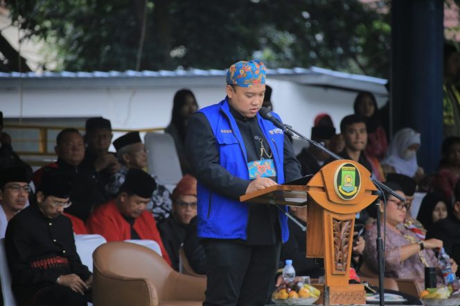 Ketua DPD KNPI Kota Tangerang, Dede Maulana Paisal peringatan Hari Sumpah Pemuda ke-97 (Foto: ist)