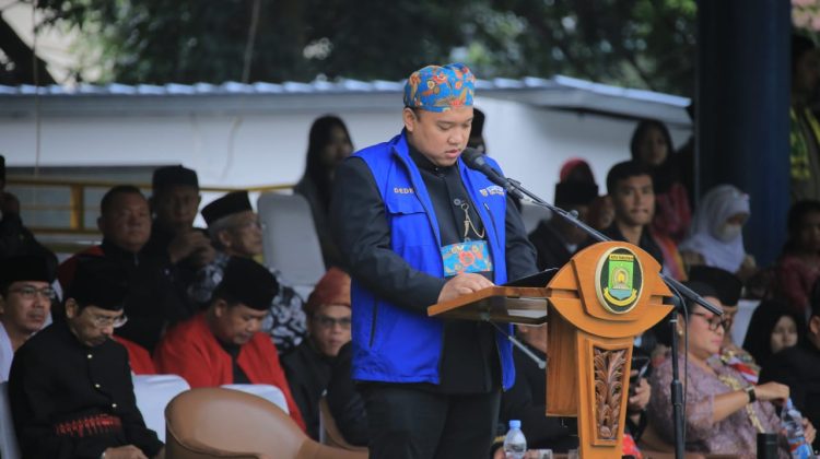 Ketua DPD KNPI Kota Tangerang, Dede Maulana Paisal peringatan Hari Sumpah Pemuda ke-97 (Foto: ist)