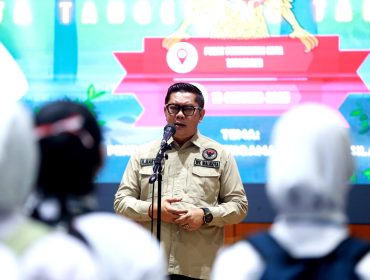Wakil Wali Kota Tangerang H. Maryono dalam sambutannya pada Latihan Gabungan Capasko 2026 yang digelar di Ruang Al-Amanah (foto: ist)