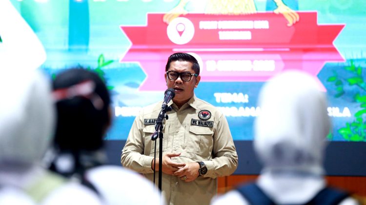 Wakil Wali Kota Tangerang H. Maryono dalam sambutannya pada Latihan Gabungan Capasko 2026 yang digelar di Ruang Al-Amanah (foto: ist)