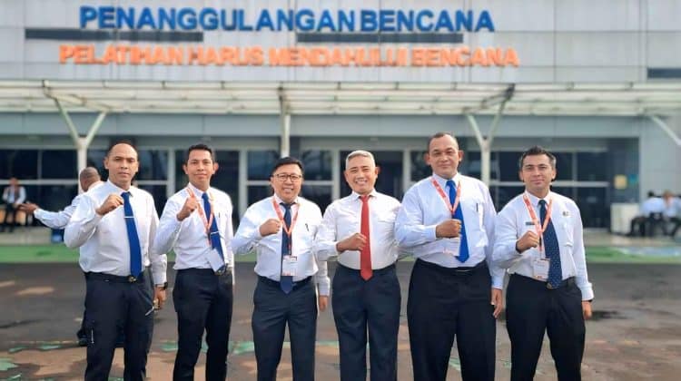 Kalaksa BPBD Kota Tangerang, H. Mahdiar, S.STP (kedua kiri) saat mengikuti pelatihan nasional Senior Disaster Management Training (SDMT) (foto: istimewa)