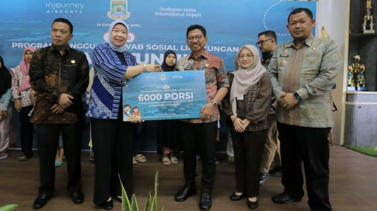Program Injourney Airports Lawan Stunting resmi diluncurkan di Kecamatan Neglasari (foto: ist)