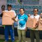 Kepala Dinas Sosial Kota Tangerang (tengah) dalam acara Hari Kesetiakawanan Sosial ke-61 yang di selenggarakan di Kantor Dinas Sosial Kota Tangerang (foto:tangerangpedia)