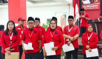 Pengukuhan DPC PDI Perjuangan Kota Tangerang Tahun 2025-2030 (foto: Tangerangpedia)