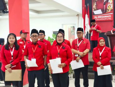 Pengukuhan DPC PDI Perjuangan Kota Tangerang Tahun 2025-2030 (foto: Tangerangpedia)