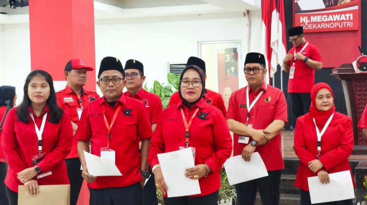 Pengukuhan DPC PDI Perjuangan Kota Tangerang Tahun 2025-2030 (foto: Tangerangpedia)
