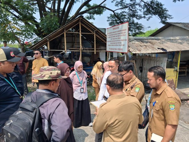 Bappeda Kota Tangerang bersama Dinas PUPR, DPMPTSP, dan PT Angkasa Pura Indonesia di Lokasi Proyek Frontage Utara (foto:ist)