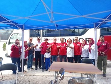 Palang Merah Indonesia (PMI) Kecamatan Pinang melaksanakan donor darah bersama Wakil Wali Kota Tangerang (foto:ist)