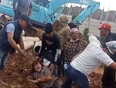 Dugaan kekerasan warga Pinang pada proyek perumahan Sutera Rasuna (foto:ist)