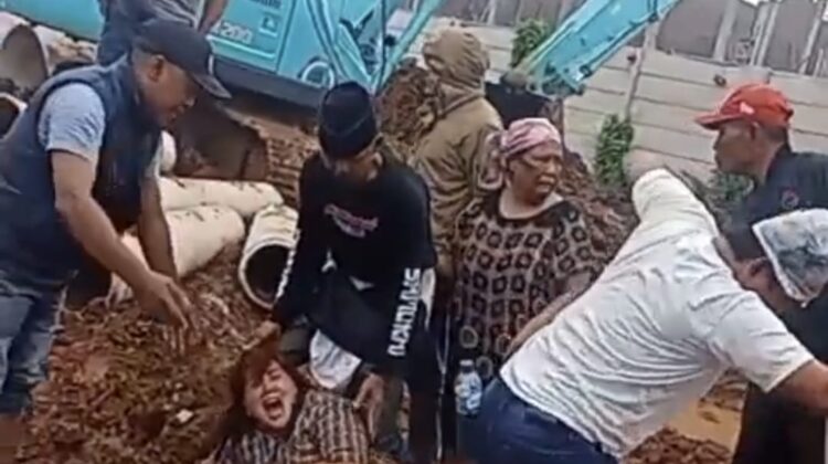 Dugaan kekerasan warga Pinang pada proyek perumahan Sutera Rasuna (foto:ist)