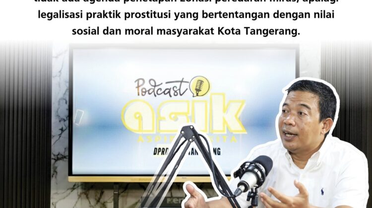 Ramai Isu Zonasi Prostitusi, DPRD Tegaskan Tak Masuk Agenda Prolegda 2026