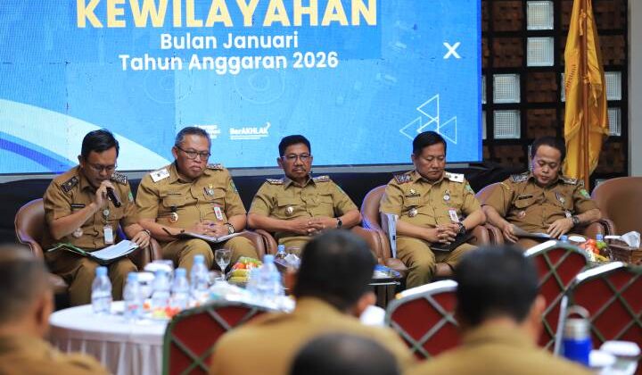 Rapat Evaluasi Kewilayahan Pemkot Tangerang Januari 2026 yang digelar di Ruang Patio, Pusat Pemerintahan Kota Tangerang. (foto:ist)