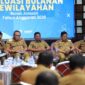 Rapat Evaluasi Kewilayahan Pemkot Tangerang Januari 2026 yang digelar di Ruang Patio, Pusat Pemerintahan Kota Tangerang. (foto:ist)