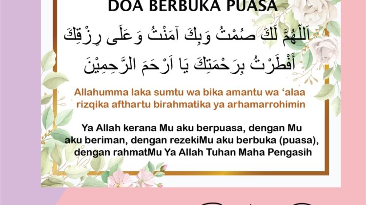 Doa Berbuka Puasa dan 5 Bacaan Lain untuk Berkah di Bulan Ramadhan