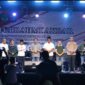Camat Pinang, Syarifudin Harja Winata bersama Forum OKP - Ormas, juga jajaran kepolisian dalam rangkaian peringatan HUT ke-33 Kota Tangerang (foto:ist)