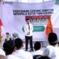 Ketua Bawaslu Kota Tangerang Kamarullah saat memberikan sambutan pada peresmian kantor Bawaslu (foto:ist)