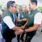 Maryono Wakil Wali Kota Tangerang bersama Menteri Koordinator Bidang Infrastruktur dan Pembangunan Kewilayahan, Agus Harimurti Yudhoyono saat menghadiri Town Hall Meeting dan Pencanangan Gerakan Nasional Galang RTHB, (foto: ist)