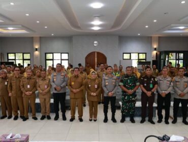 Rapat Koordinasi (Rakor) Forum Koordinasi Pimpinan Daerah (Forkopimda) Kabupaten Tangerang untuk persiapan mudik lebaran (foto: ist)