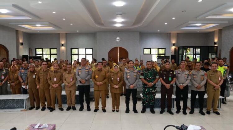 Rapat Koordinasi (Rakor) Forum Koordinasi Pimpinan Daerah (Forkopimda) Kabupaten Tangerang untuk persiapan mudik lebaran (foto: ist)