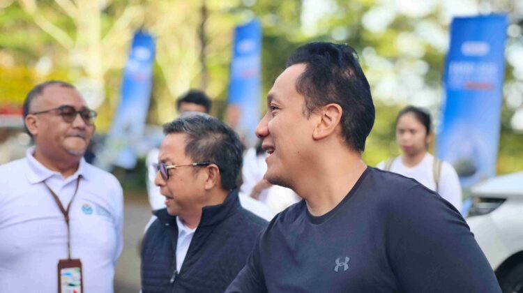 Wakil Menteri Lingkungan Hidup Diaz Hendropriyono saat menghadiri peringatan Hari Air Sedunia 2026 di Puncak (foto: Tangerangpedia)
