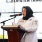 Wakil Bupati Tangerang, Intan Nurul Hikmah saat membuka High Level Meeting TPID di Hotel Lemo (foto:ist)