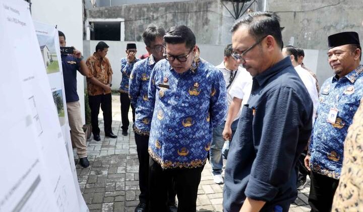 Wakil Wali Kota Tangerang, Maryono saat menghadiri Soft Launching Modular Sample House (foto: ist)