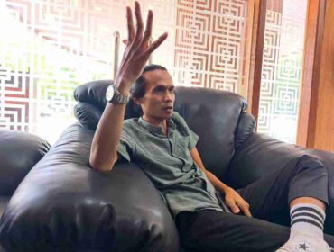 Aji salah satu warga Kota Tangerang dalam diskusi Publik (foto: tangerangpedia)