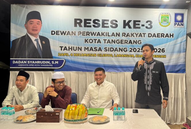 Ketua Fraksi PAN-PPP DPRD Kota Tangerang, Dadan Syahrudin (foto : ist)