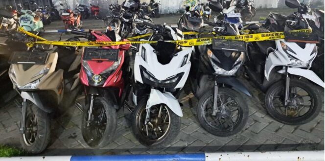 6 Motor Curian Diamankan Polres Metro Tangerang Kota (foto: ist)