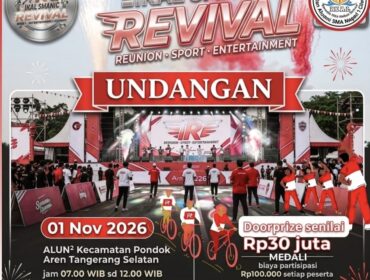 Undangan Reuni Akbar IKAL SMANIC 2026 (gambar:ist)