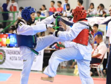 Pertandingan taekwondo antar pelajar di Kota Tangerang (foto: ist)